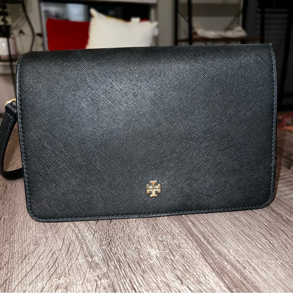 Black Tory Burch Emerson Crossbody
